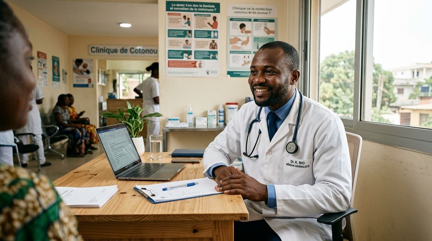 Consultation médicale à Cotonou